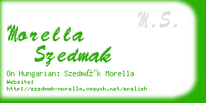 morella szedmak business card